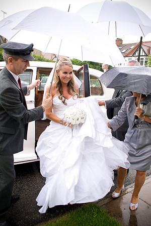 Rainy Harrow Wedding